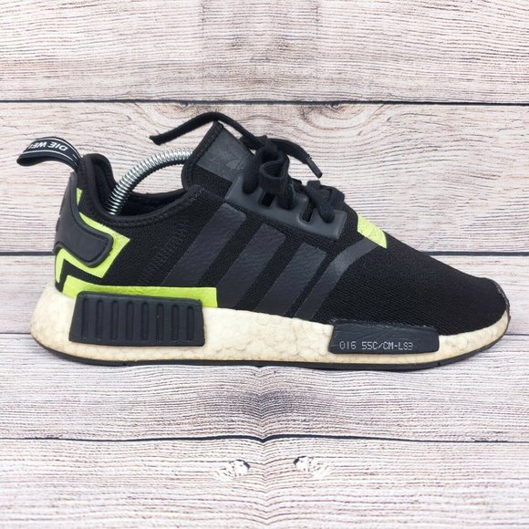 adidas | Shoes | Adidas Mens Nmd R Black Green Bd7751 Lace Up Sneaker  Running Shoes Size Us 85 | Poshmark